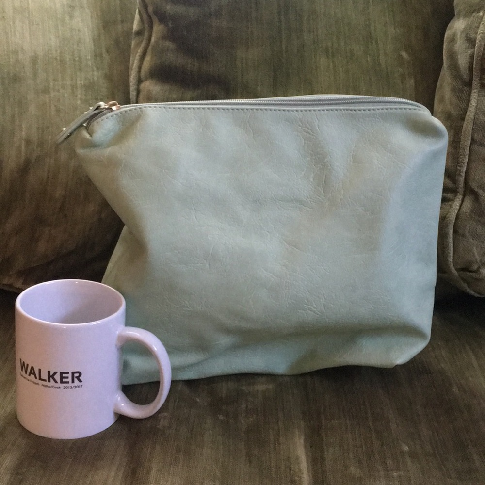 Street Level vegan leather clutch